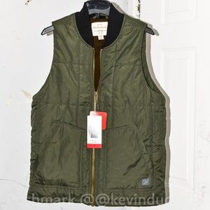 Weatherproof Vintage Men's Fleece Lined Puffer Zip-front Vest